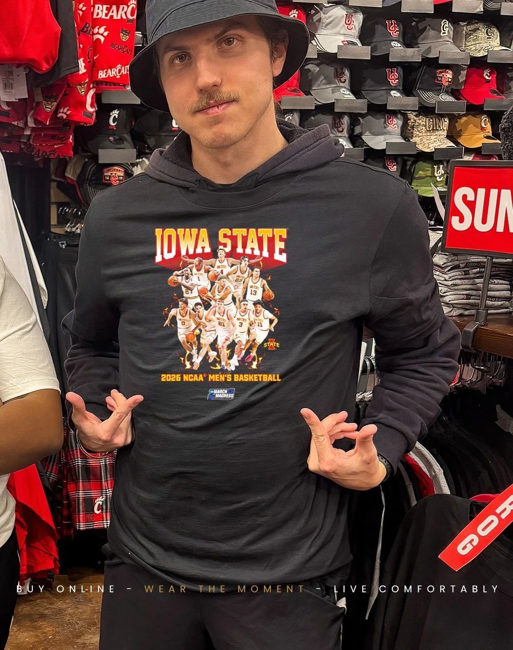 Iowa State Men’s Basketball NCAA March Madness 2026 Team Collage shirt