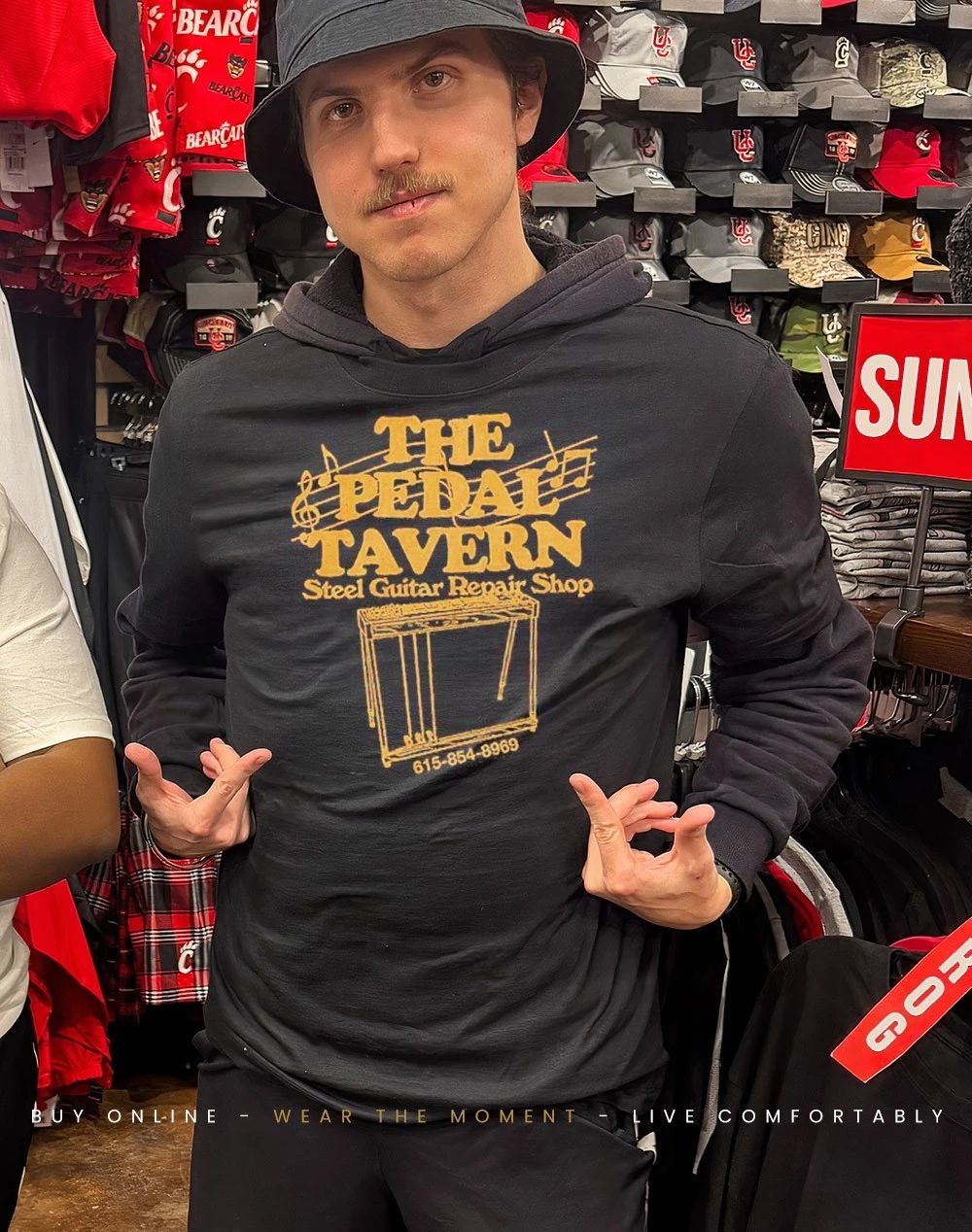 The Pedal Tavern Steel Guitar Repair shop shirt
