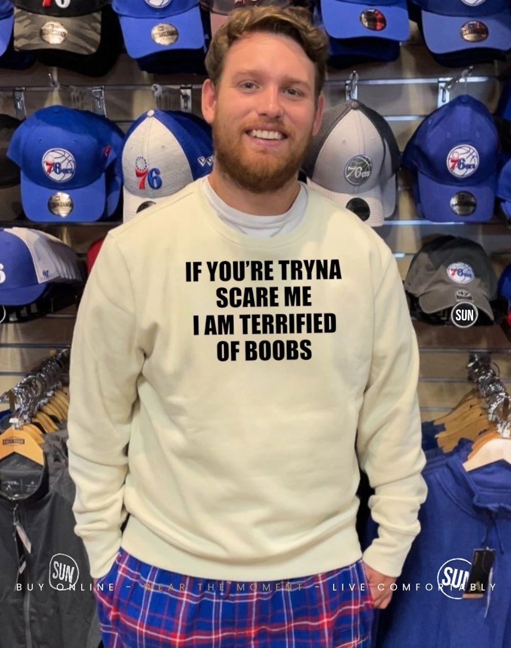 If you’re tryna scare me I am terrified of boobs shirt