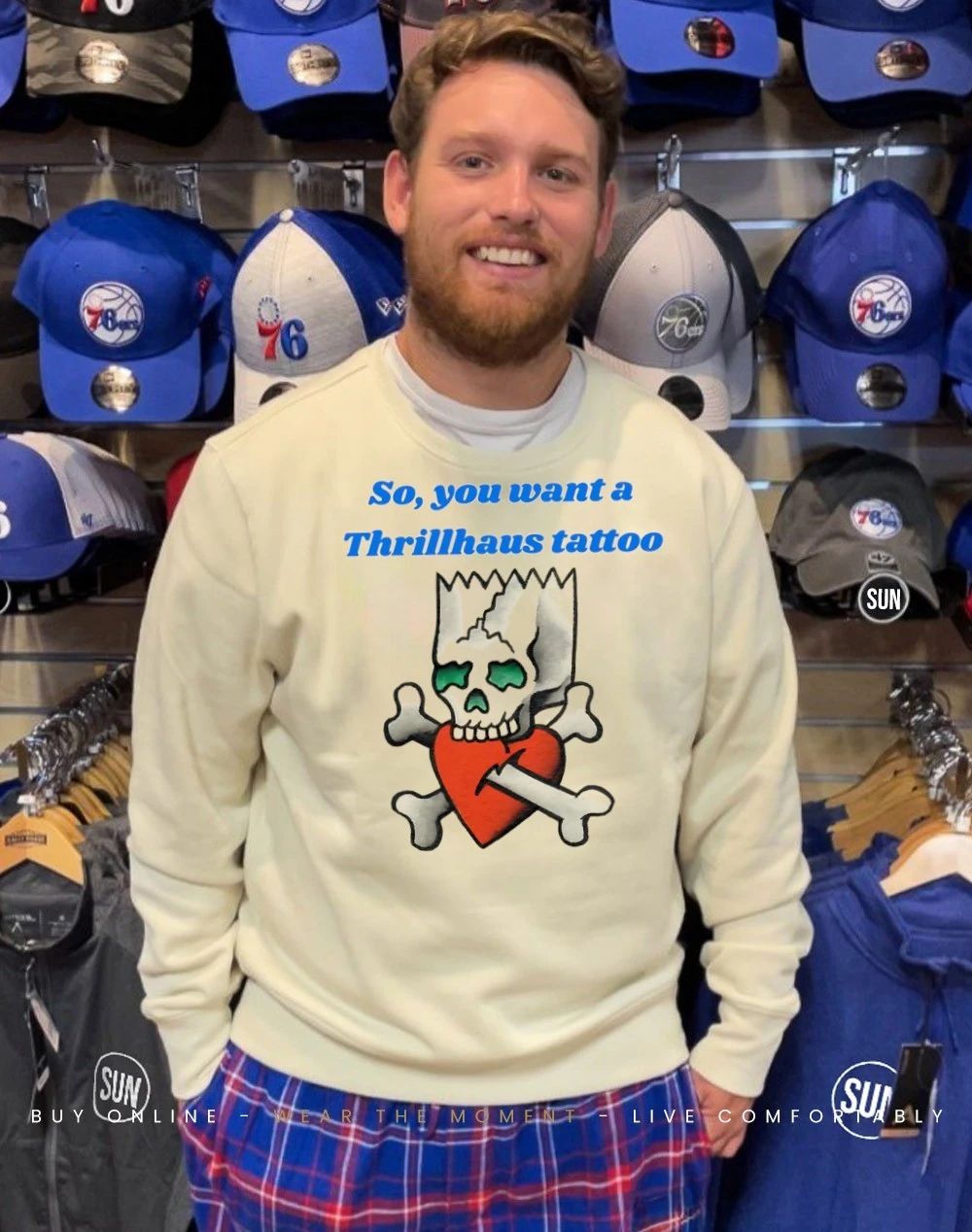 Simpson skull bones heart so you want a Thrillhaus tattoo shirt