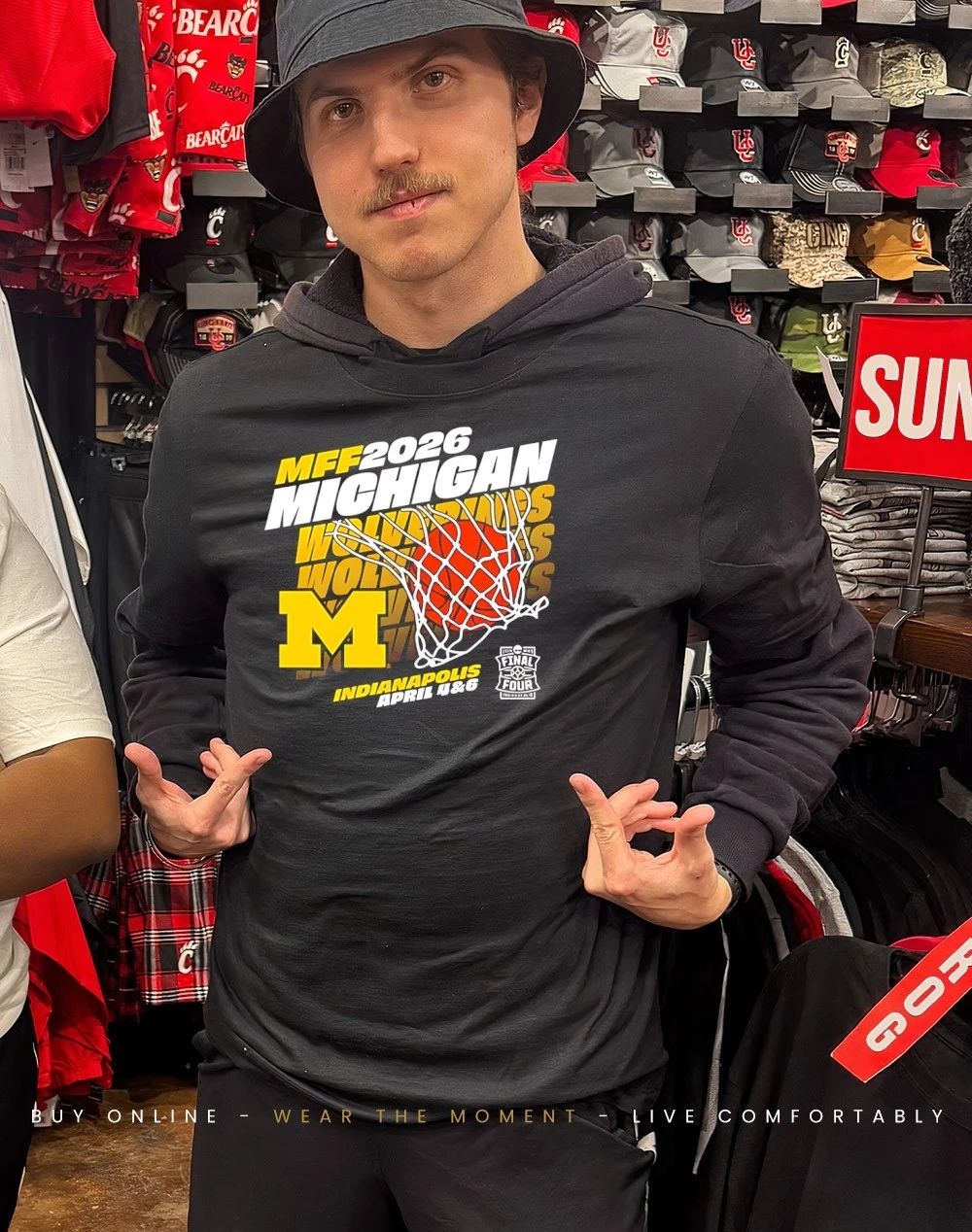 Michigan Wolverines 2026 Men’s Basketball Final Four Bound shirt