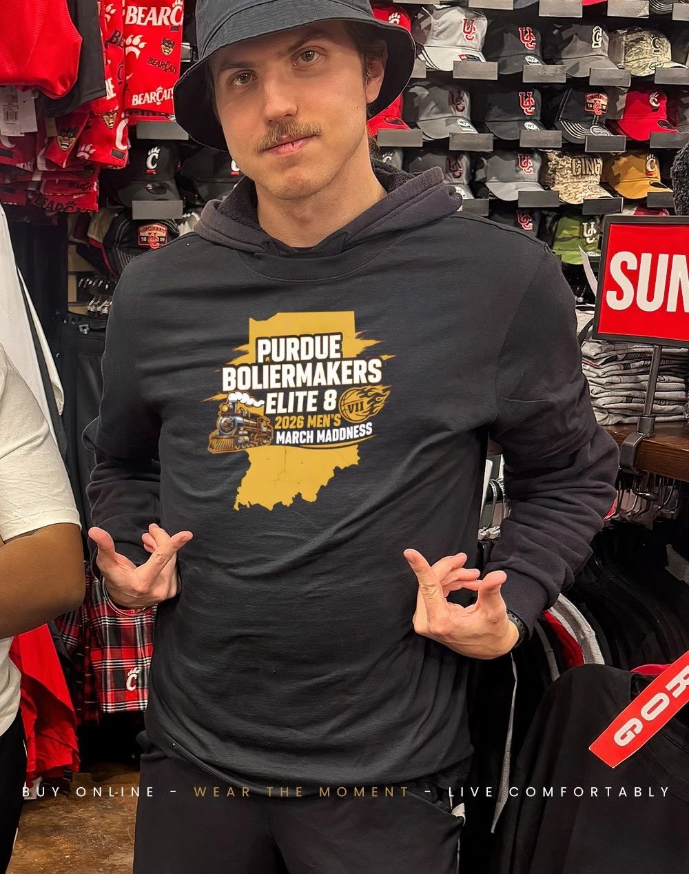 Purdue Boilermakers 2026 Men’s March Madness Elite 8 State shirt