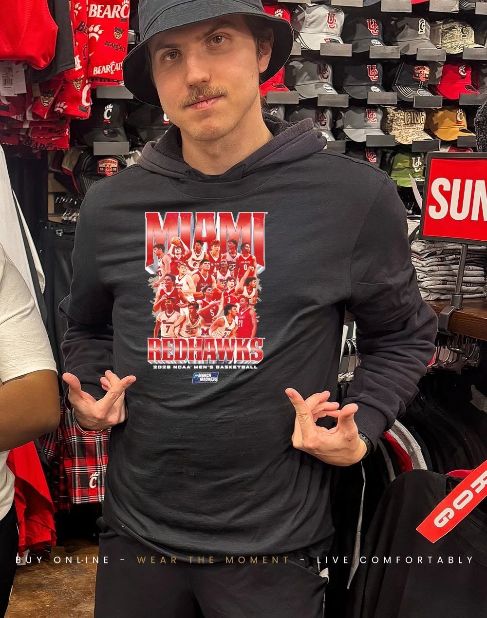 Miami RedHawks Men’s Basketball NCAA March Madness 2026 Team Collage shirt