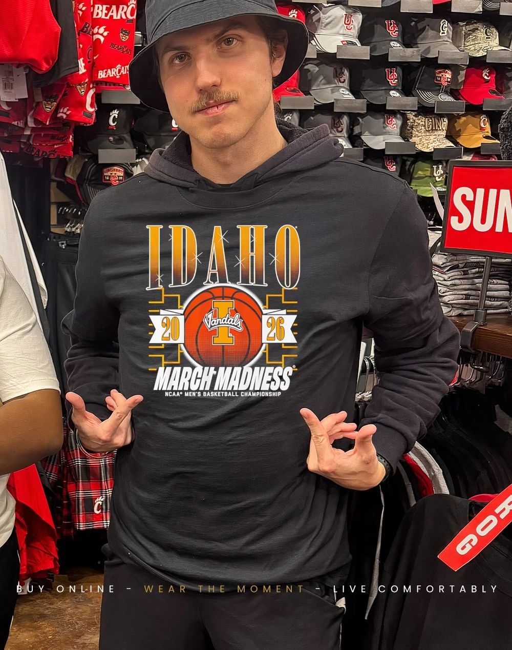 Idaho Vandals MBB 2026 March Madness logo shirt