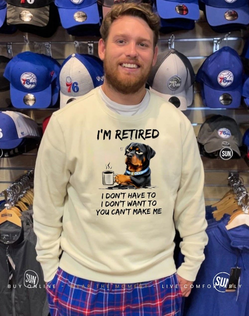 Rottweiler Drink Coffee I’m Retired I Don’t Have To I Don’t Want To shirt