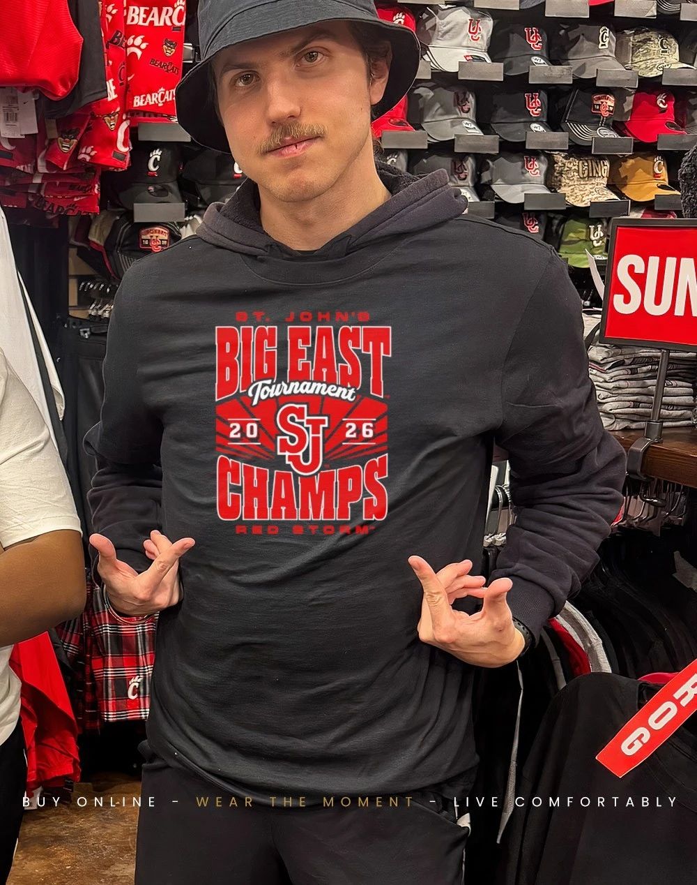 St John’s Red Storm 2026 Big East Tourney Champs shirt