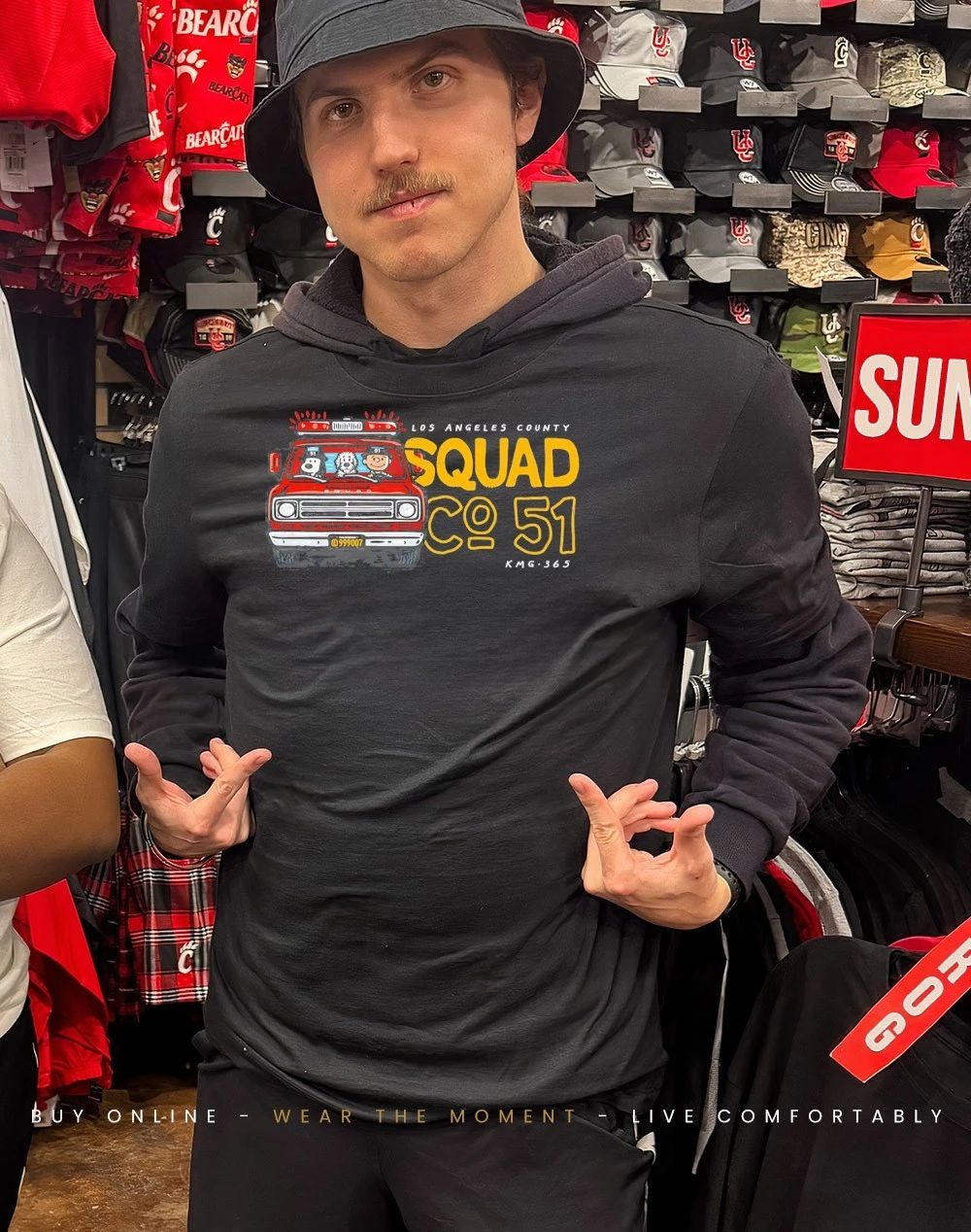Boot Chuck and Snoop Los Angeles county Squad Co. 51 shirt