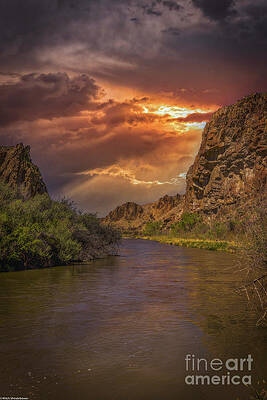 Waker River Sunset Print