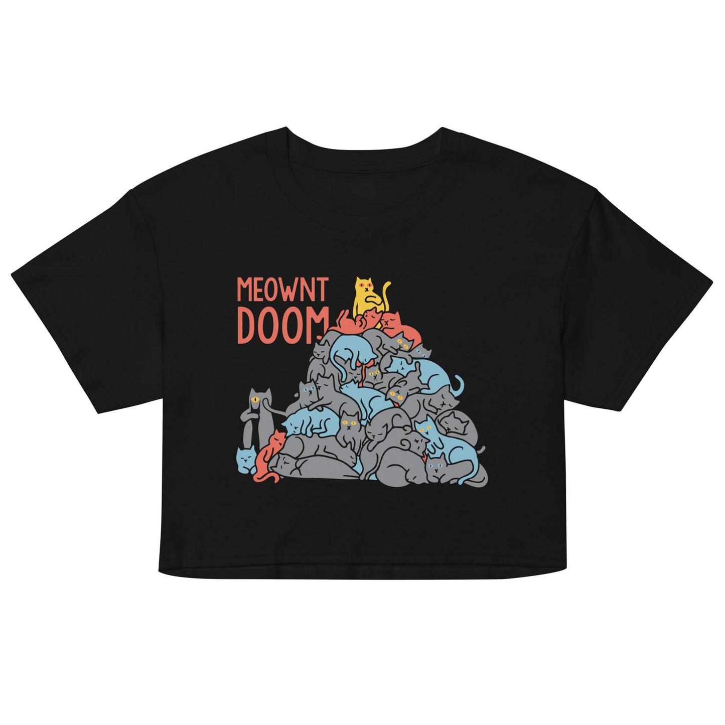 Meownt Doom Women's Crop Tee