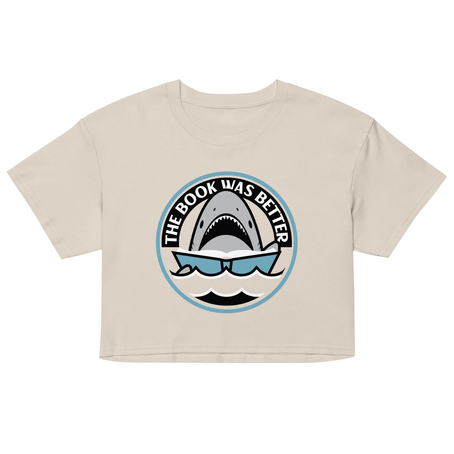 The Book Was Better Women's Crop Tee