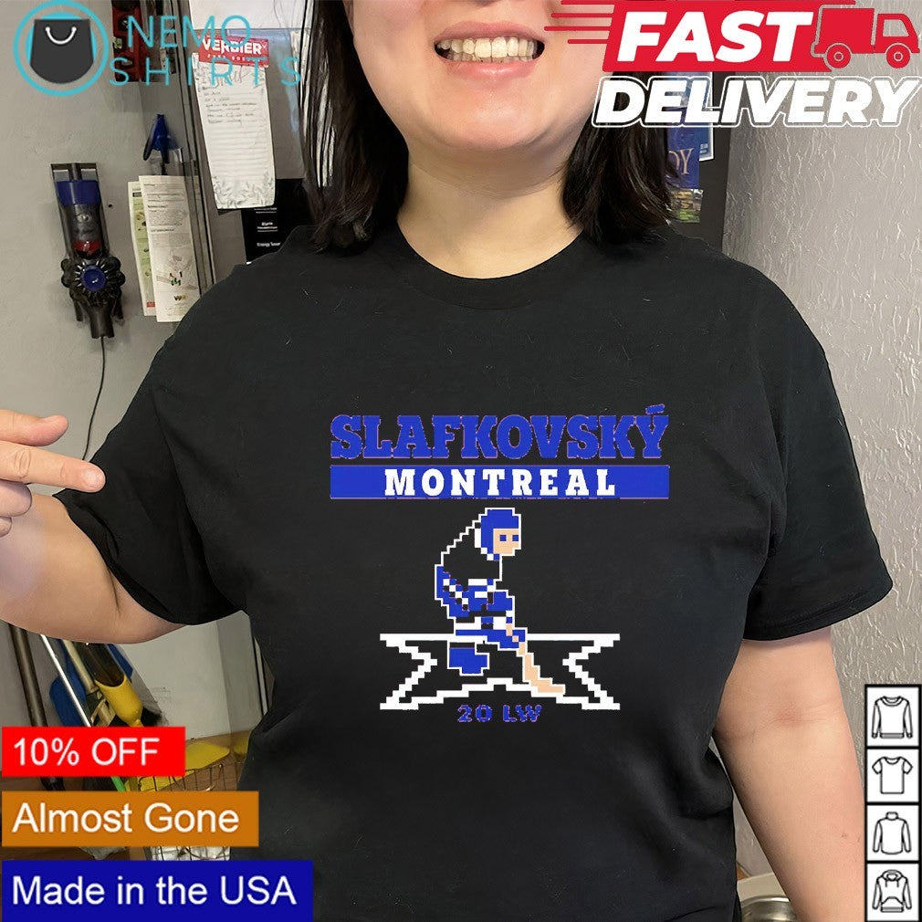Juraj Slafkovsky 20 LW Montreal retro hockey shirt