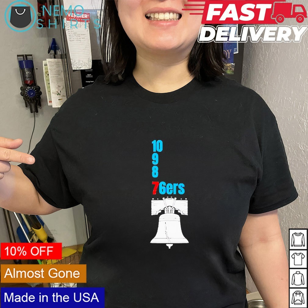 10 9 8 76ers Philadelphia 76ers shirt