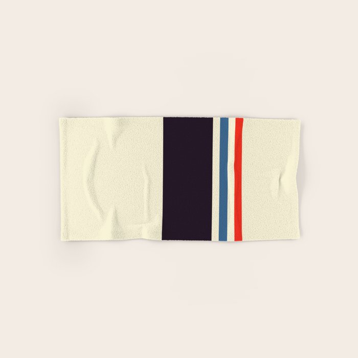 Classic Minimal Racing Car Retro Stripes - Furaribi Towels Gallery Image 1