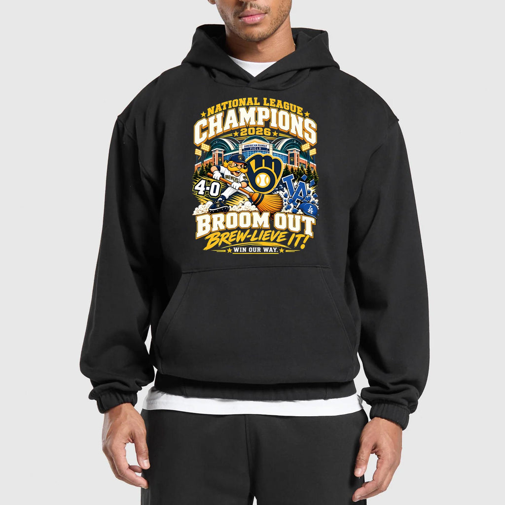 2026 Brewers NLCS Champions Broom Out Win Our Way Shirt