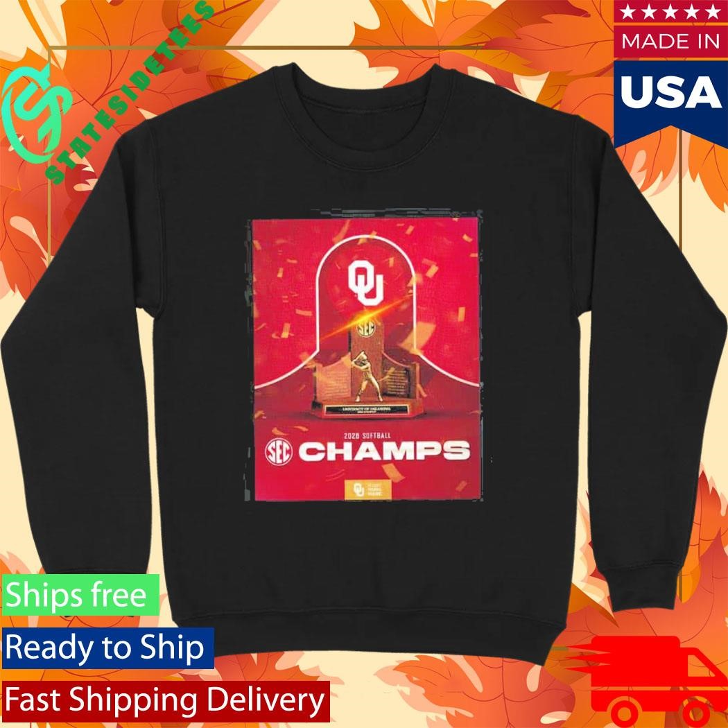 2026 Softball Champions Oklahoma Sooners 2026 SEC Regular Season Champions T-Shirt