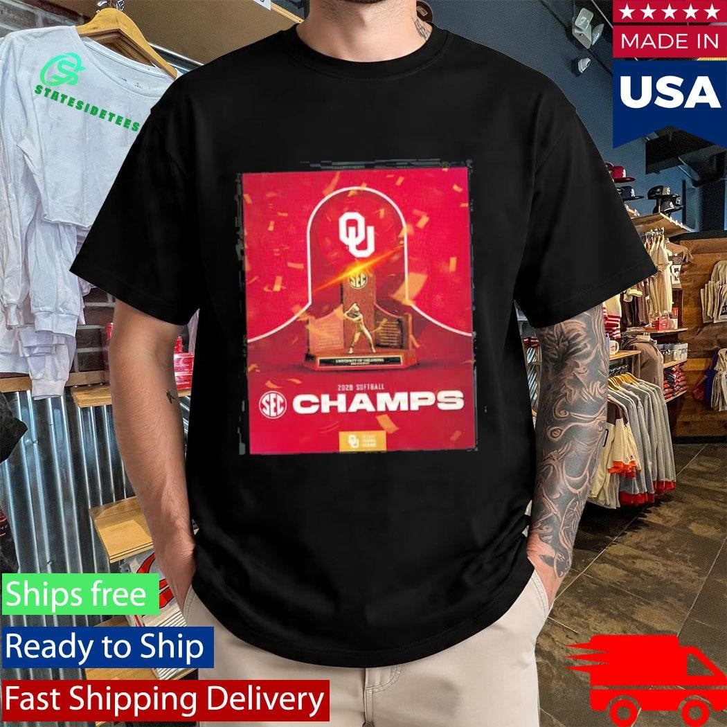2026 Softball Champions Oklahoma Sooners 2026 SEC Regular Season Champions T-Shirt