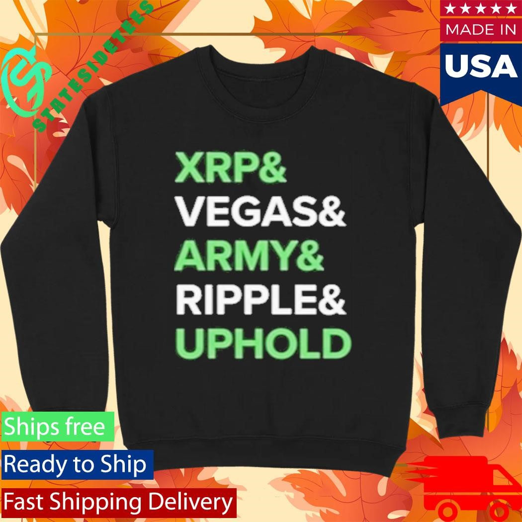 2026 XRP Vegas Army Ripple Uphold Shirt