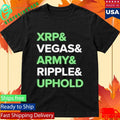 2026 XRP Vegas Army Ripple Uphold Shirt