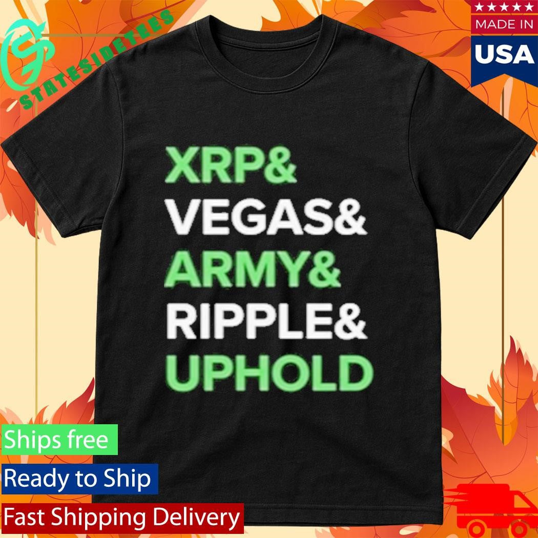 2026 XRP Vegas Army Ripple Uphold Shirt