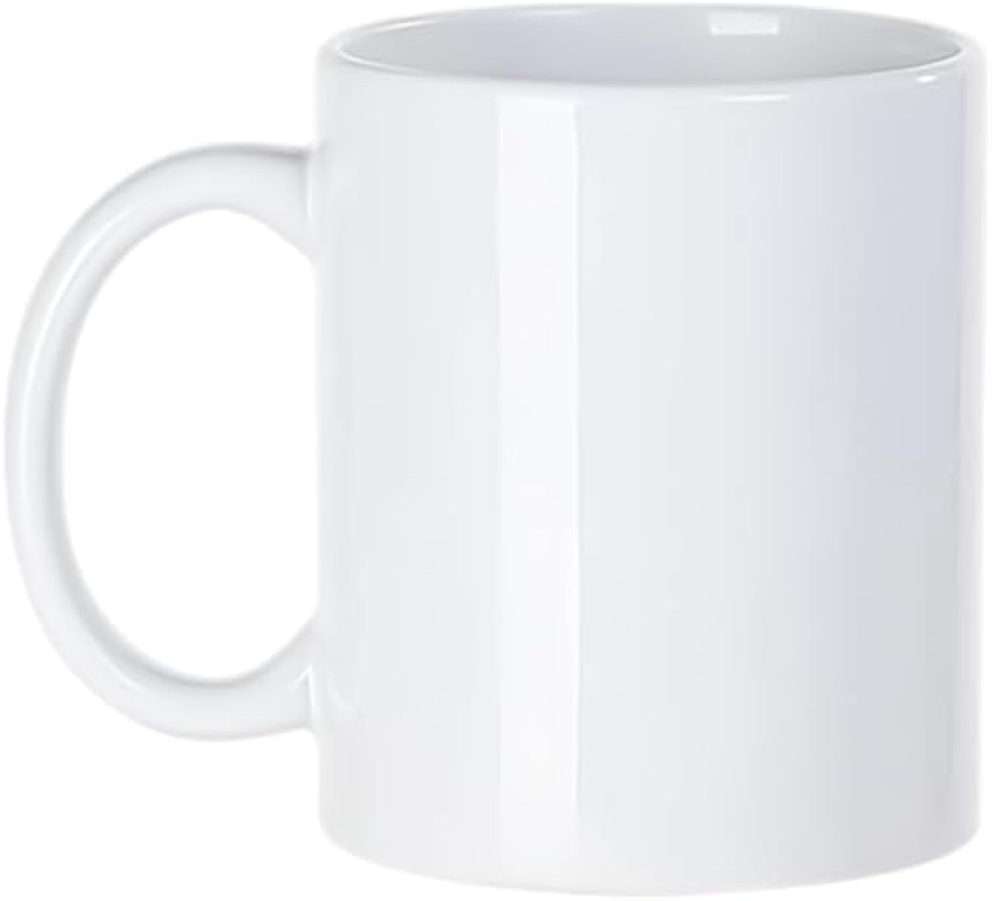 Sublimation Mug 11 oz, Sublimation Blanks, Ceramic Coffee Cup, White Cups for DIY Sublimation Printing, Painting and Personalized Gifts, 1 Pack