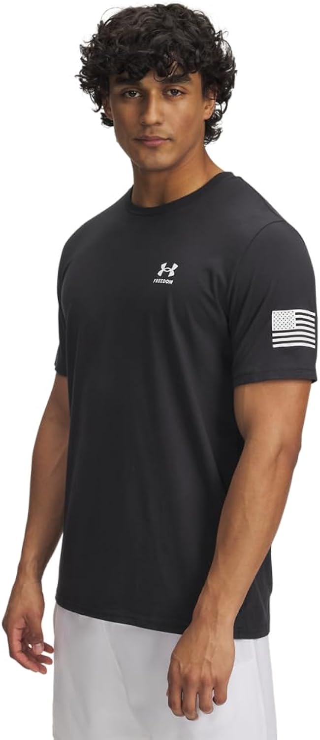 Men's Freedom Flag Short Sleeve T Shirt