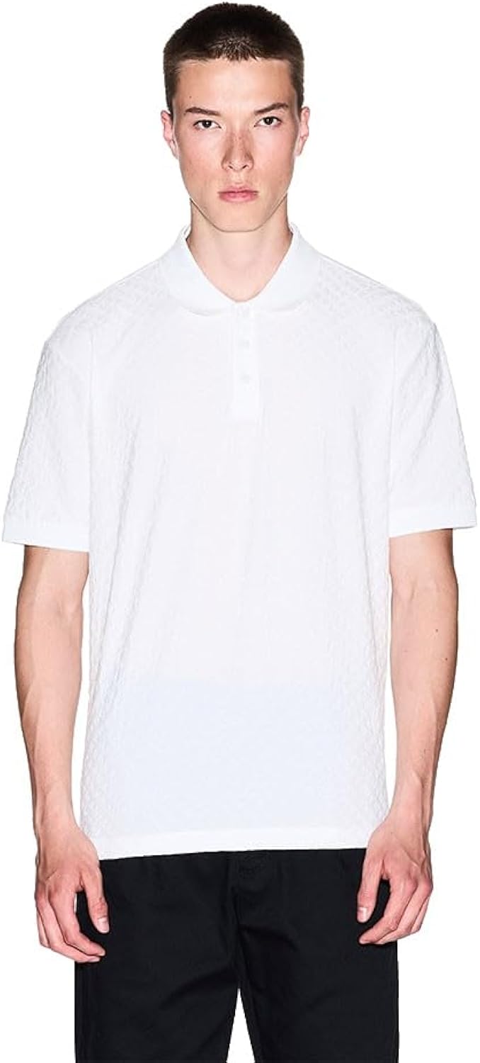 Men's Mercerized Jacquard All Over Printed Polo