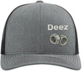 Deez Nuts Embroidered Premium Quality Adjustable Snapback Hat, Funny Sarcastic Trucker Mesh Cap, Gag Gift for Men