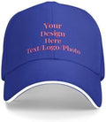 Custom Baseball Cap Design Your Own Hats Custom Hats Logo Personalized Baseball Cap Blue