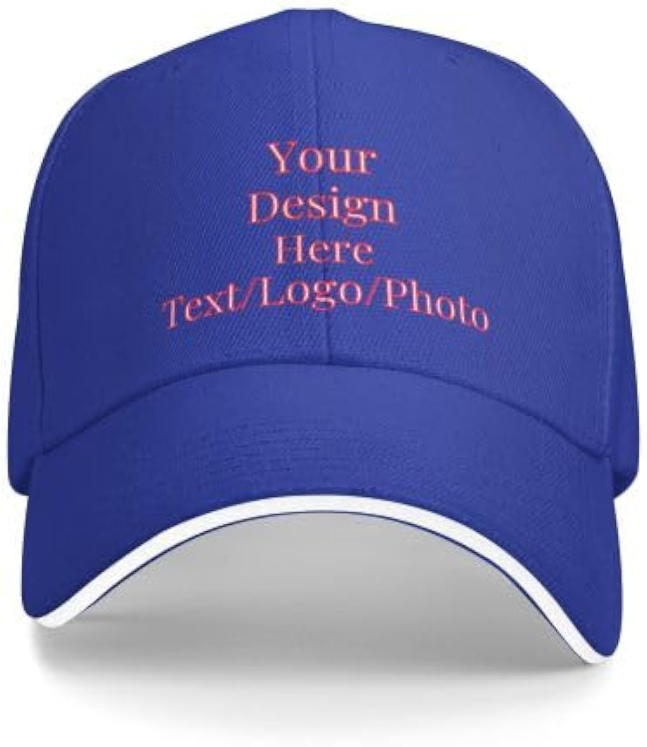 Custom Baseball Cap Design Your Own Hats Custom Hats Logo Personalized Baseball Cap Blue