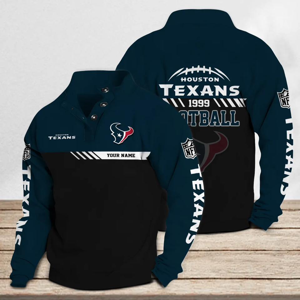 Houston Texans Casual Stand Collar Sweatshirt Premium New Edition