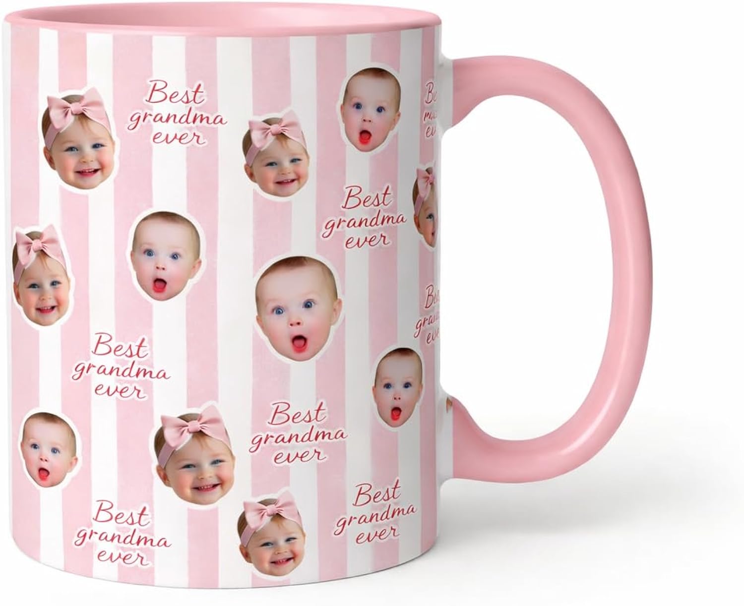 Personalized best grandma mug, mothers day mug for grandmother, photo gifts for mimi, nana gigi 02