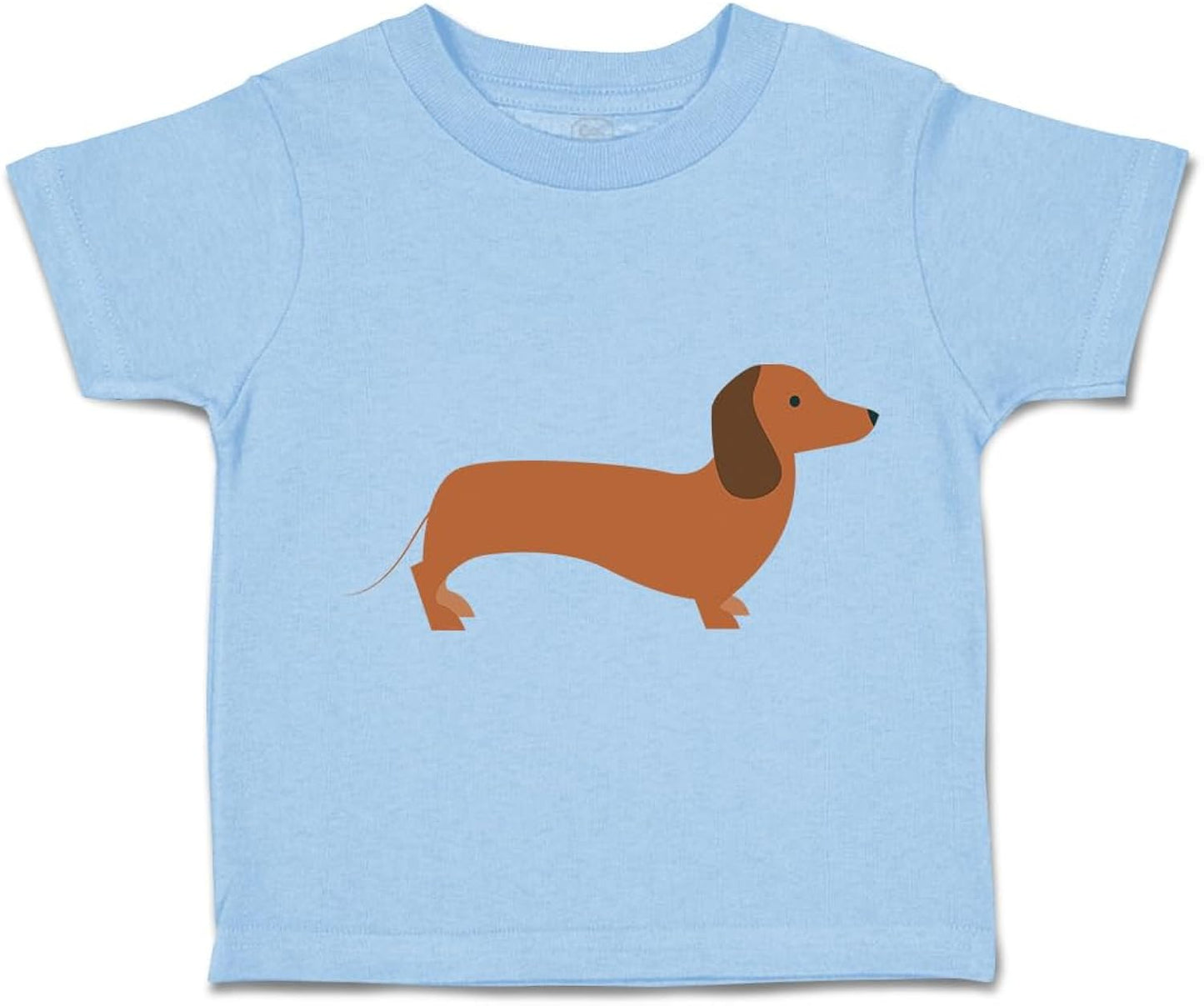 Toddler T-Shirt Dachshund Dog Lover Pet A Cotton Cute Dog Boy & Girl Clothes