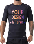 Custom BJJ Rash Guards Personalized No Gi Tight Grappling Base Layer