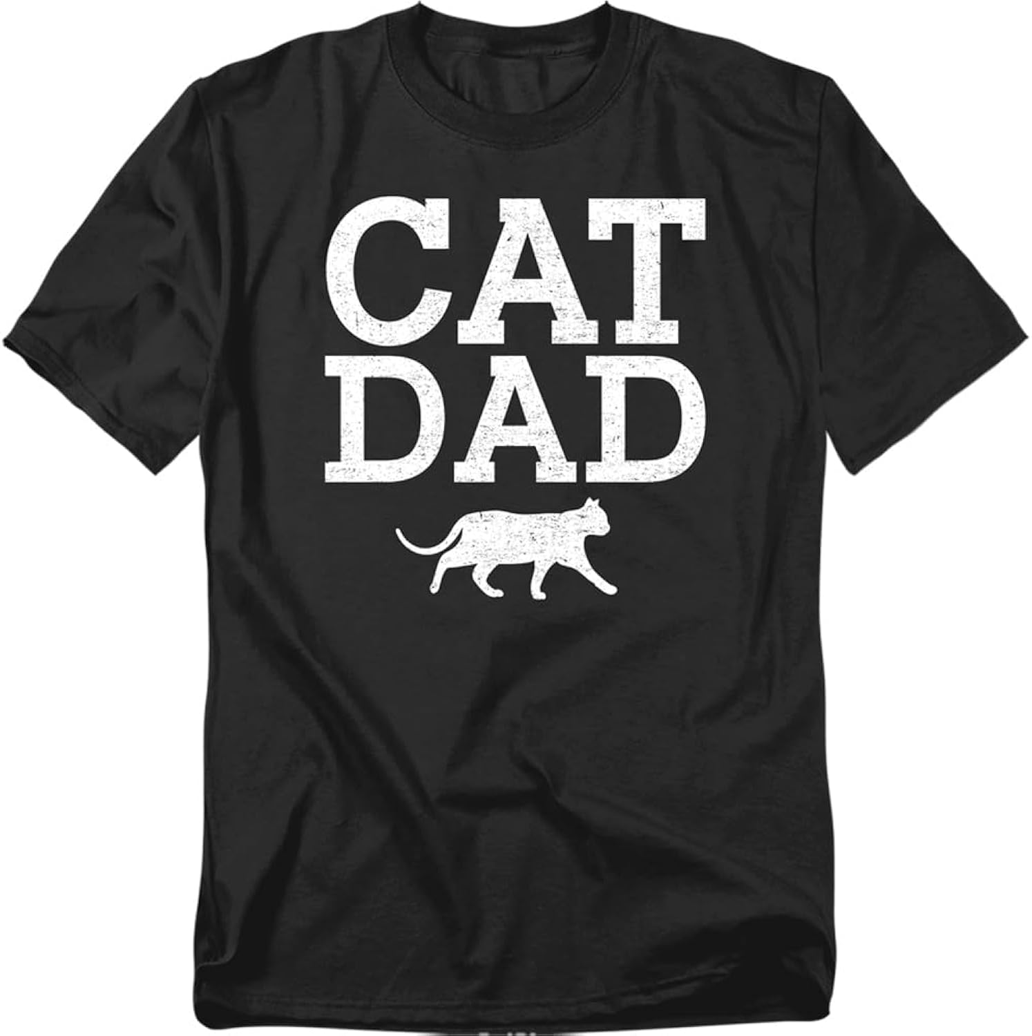 Cat Dad T Shirt – Funny Pet Lover Cat Owner Tee for Men or Women, Unisex Adult