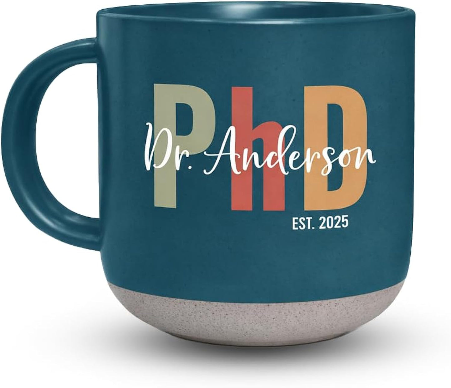 Custom Doctor Graduation Mug - Personalized PhD Coffee Mug with Name and Year, Graduation Keepsake Gifts for Medical School Graduate PhD Degree Grad Gifts