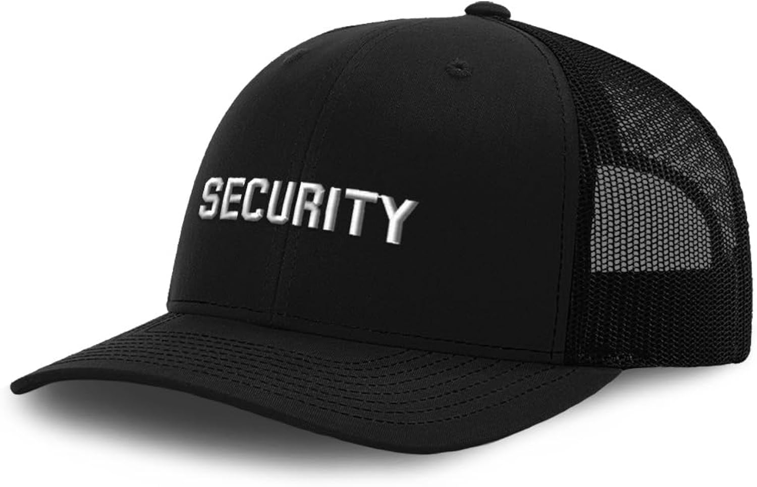 Mesh Cap Hat Embroidered Professional Security Guard A Trucker Hats for Men & Women Cotton