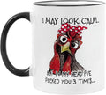 Fatbaby Funny Chicken Mug For Women, Chicken Lover Gifts for Girl Lady Farmhouse, Birthday Christmas Gifts Ceramic Coffee Cup 11OZ