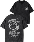 How We Gonna Act Today Funny Gym Shirt - Motivational Workout T-Shirt for Women