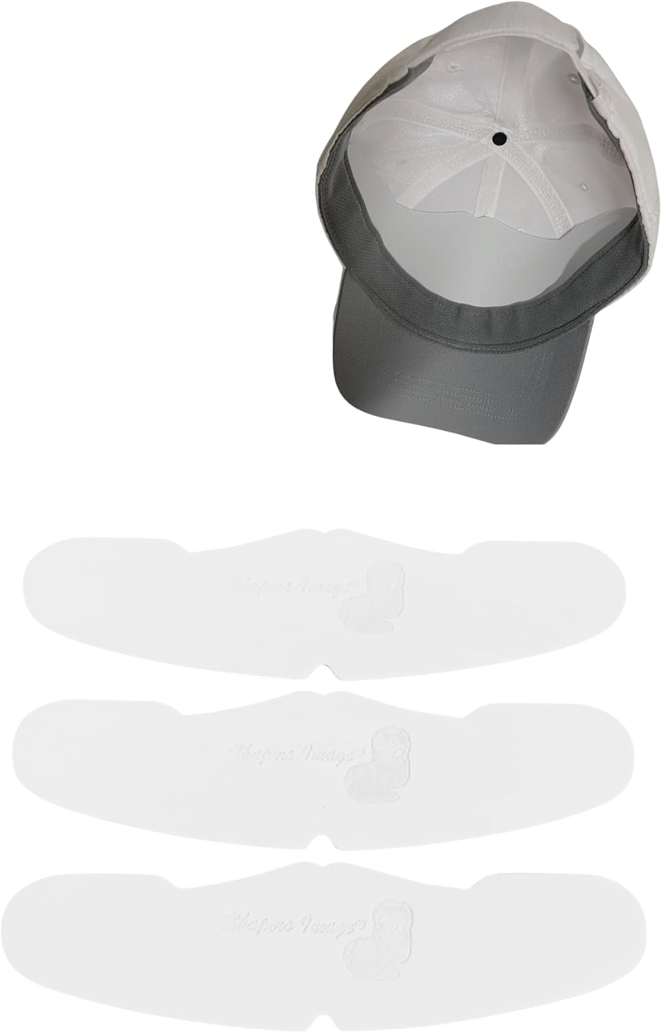 3 pcs Baseball Crown Shaper Inserts for Low Profile Fitted & Snapback Caps, Washable Reusable Sports Hat Liner