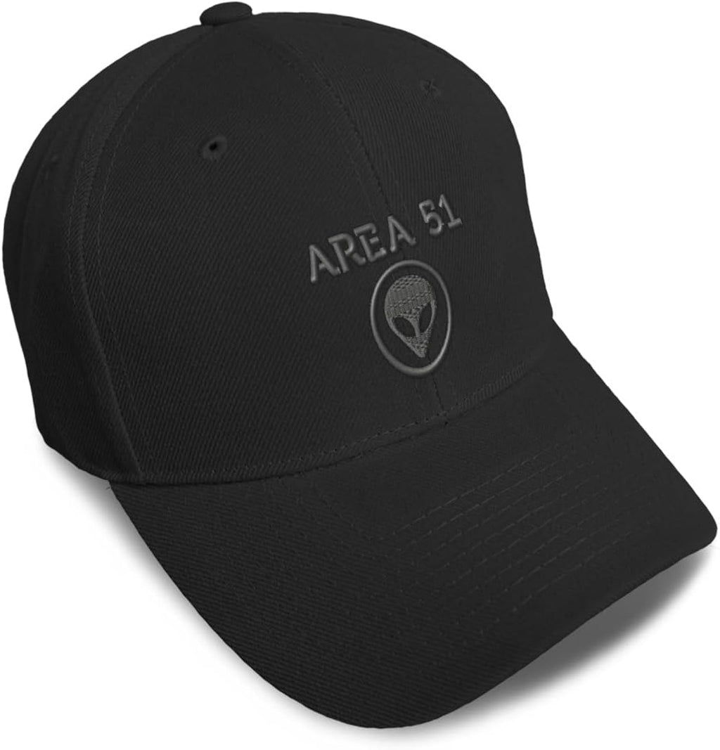 Baseball Caps for Men & Women Embroidered Area 51 Embroidery Ladies & Men Baseball Hats Acrylic