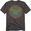 Wonder Woman Mother's Day Original Logo Unisex Adult T-Shirt (Charcoal)