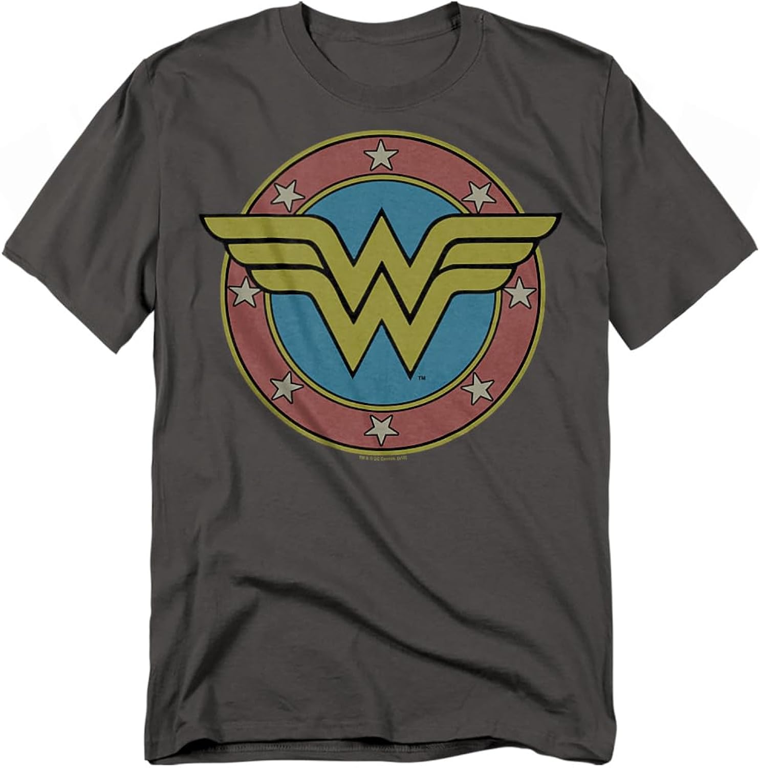 Wonder Woman Mother's Day Original Logo Unisex Adult T-Shirt (Charcoal)