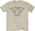 Men's Paul McCartney Wings Logo T-Shirt Natural