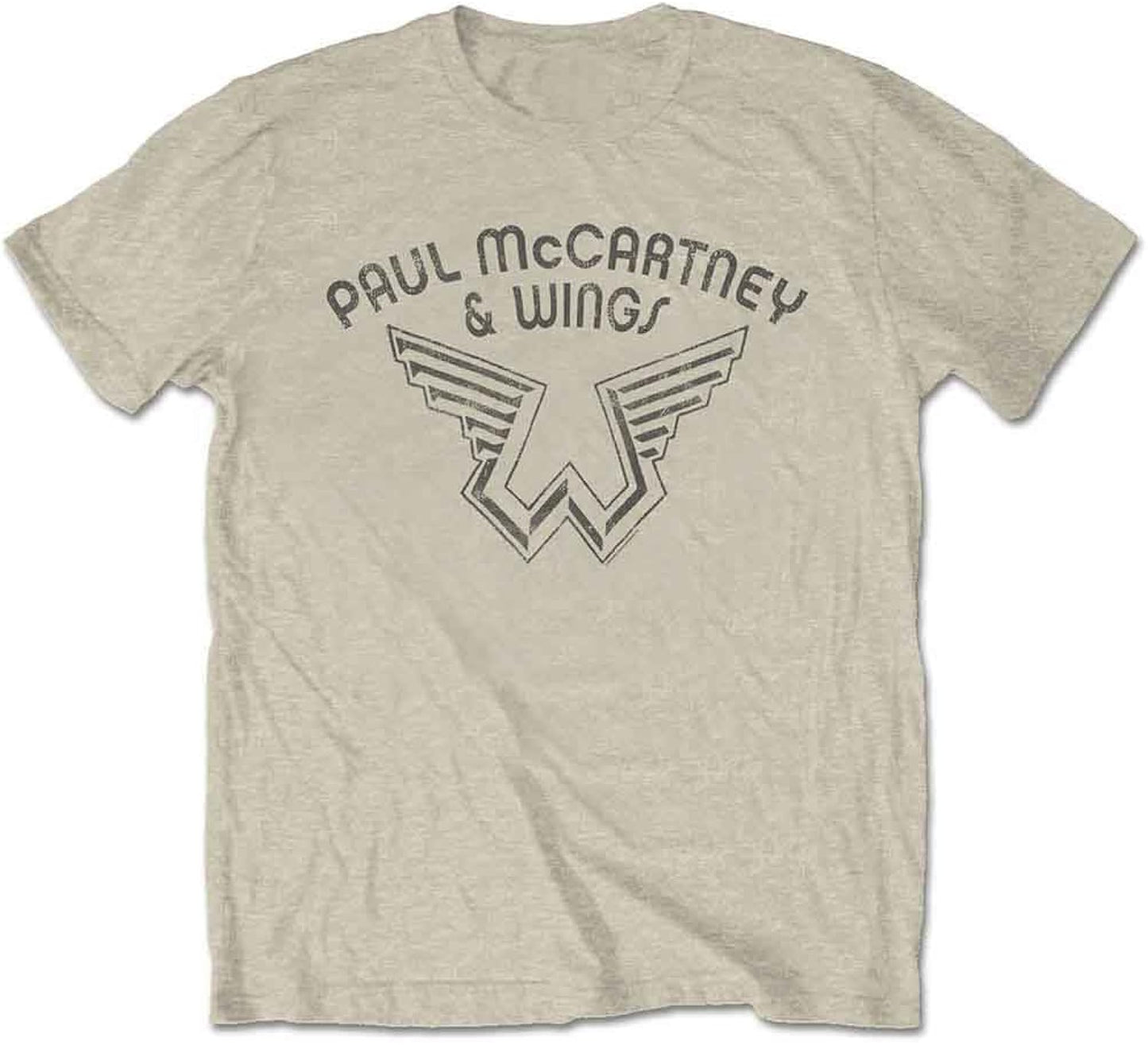 Men's Paul McCartney Wings Logo T-Shirt Natural