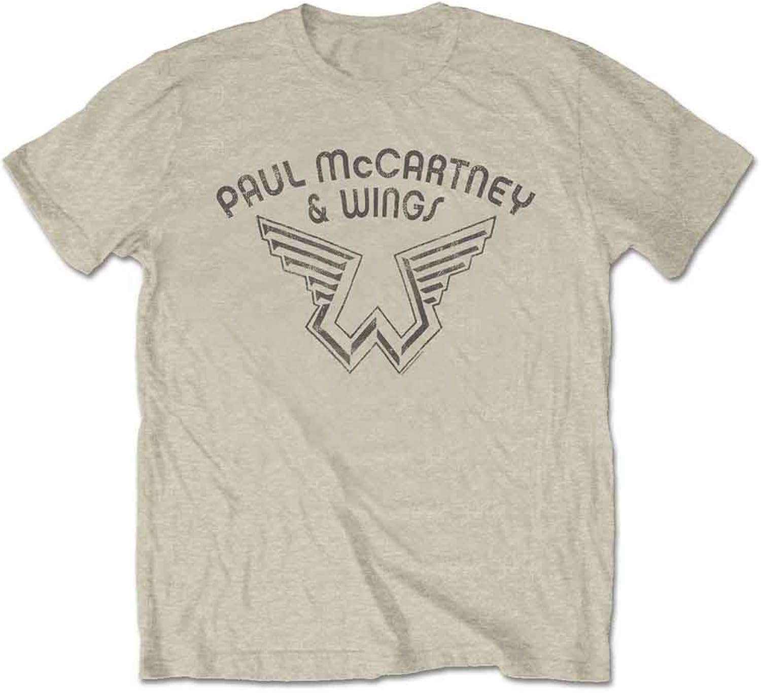 Men's Paul McCartney Wings Logo T-Shirt Natural