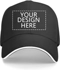 Custom Baseball Hat Personalized Text Logo Photo Adjustable Dad Cap Visors Men
