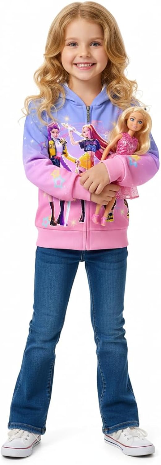 Girls Pop Singer Graphic Hoodie Cute Kids Casual Sweatshirt Pullover Novelty Fashion Top for 4-12Years