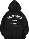 Girls Los Angeles Hoodie California Sweatshirt for Teens Cute Preppy Kids Hoodies Aesthetic Letter Graphic Pullover