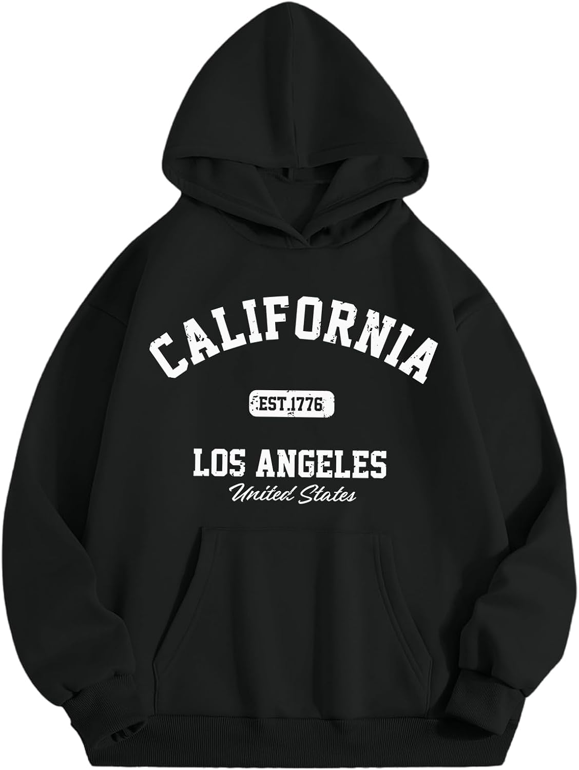 Girls Los Angeles Hoodie California Sweatshirt for Teens Cute Preppy Kids Hoodies Aesthetic Letter Graphic Pullover