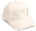 Bride Embroidered Trucker Hat | Bachelorette Party Gift, Neutral Ivory Cap, Bridal Shower, Tonal, Accessory